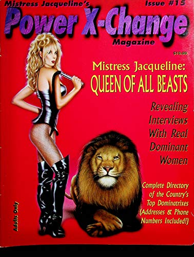 Power X-Change Fetish Magazine Mistress Jacqueline #15 1990's