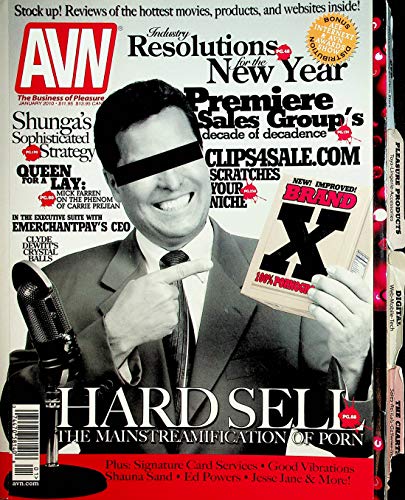 AVN Adult Video News Magazine Hard Sell / Industry Resolutions For The New Year January 2010