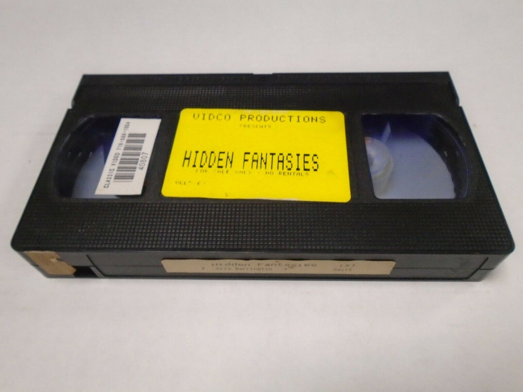 Hot Fantasies Kris Barrington Vidco Adult VHS 020719AMP