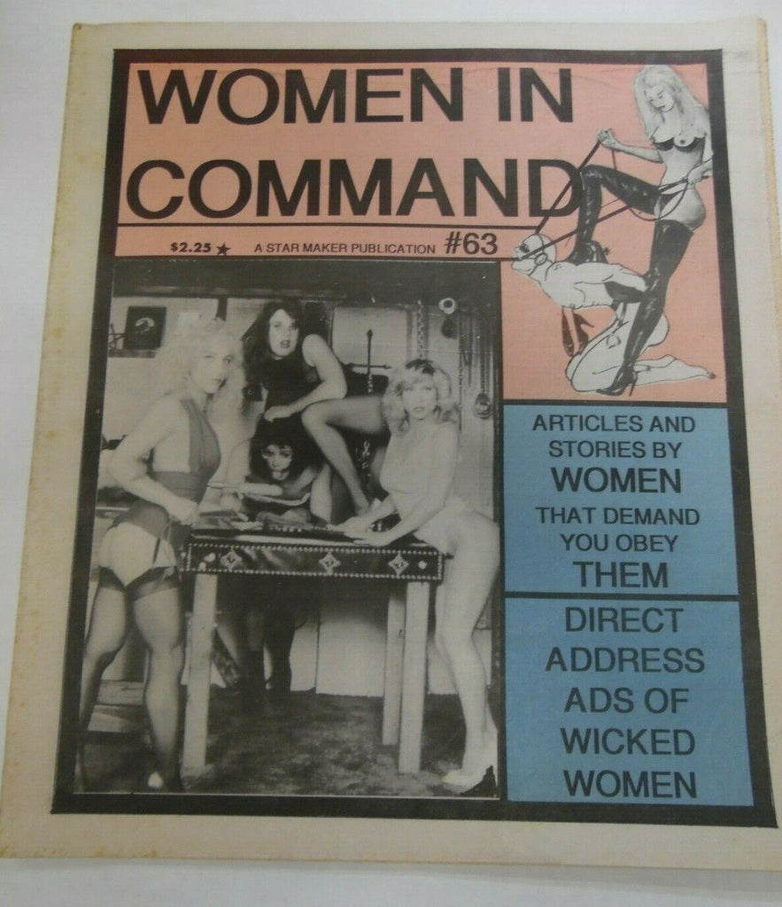 Women In Command Newspaper Obey Them #63 1990's 120619lm-ep2