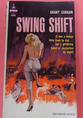 Swing Shift Novel by Grant Corgan 1964 by Midwood 073113lm-epa