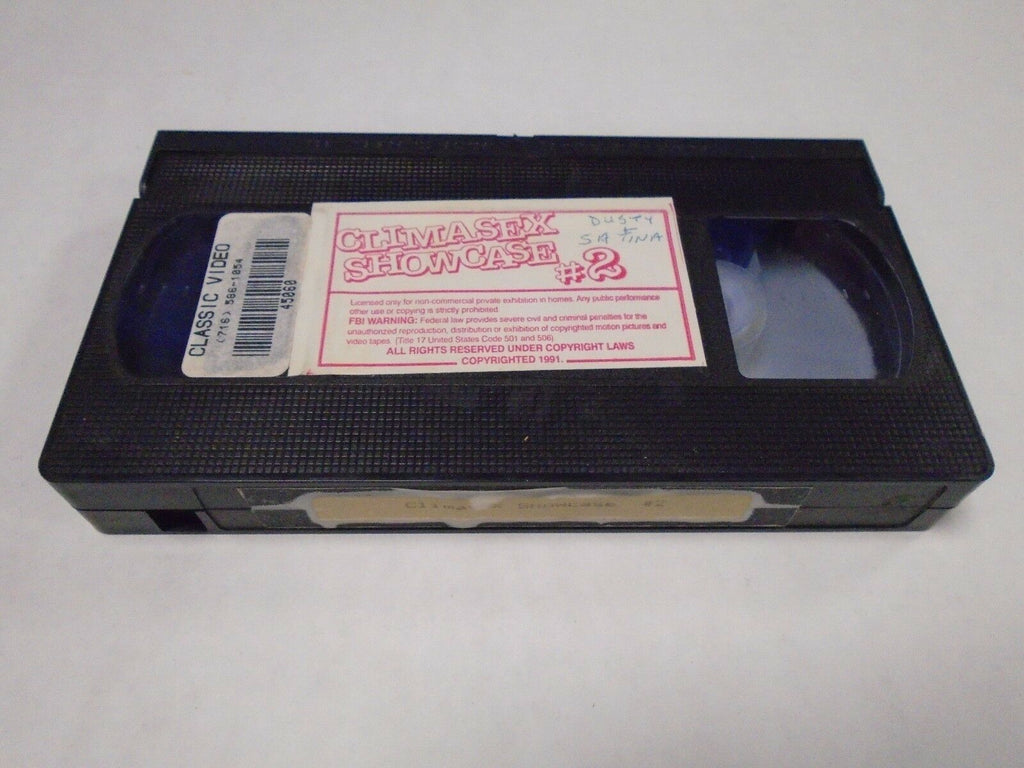 Climasex Showcase #2 Dusty Satina 1991 Adult VHS 010719AMP