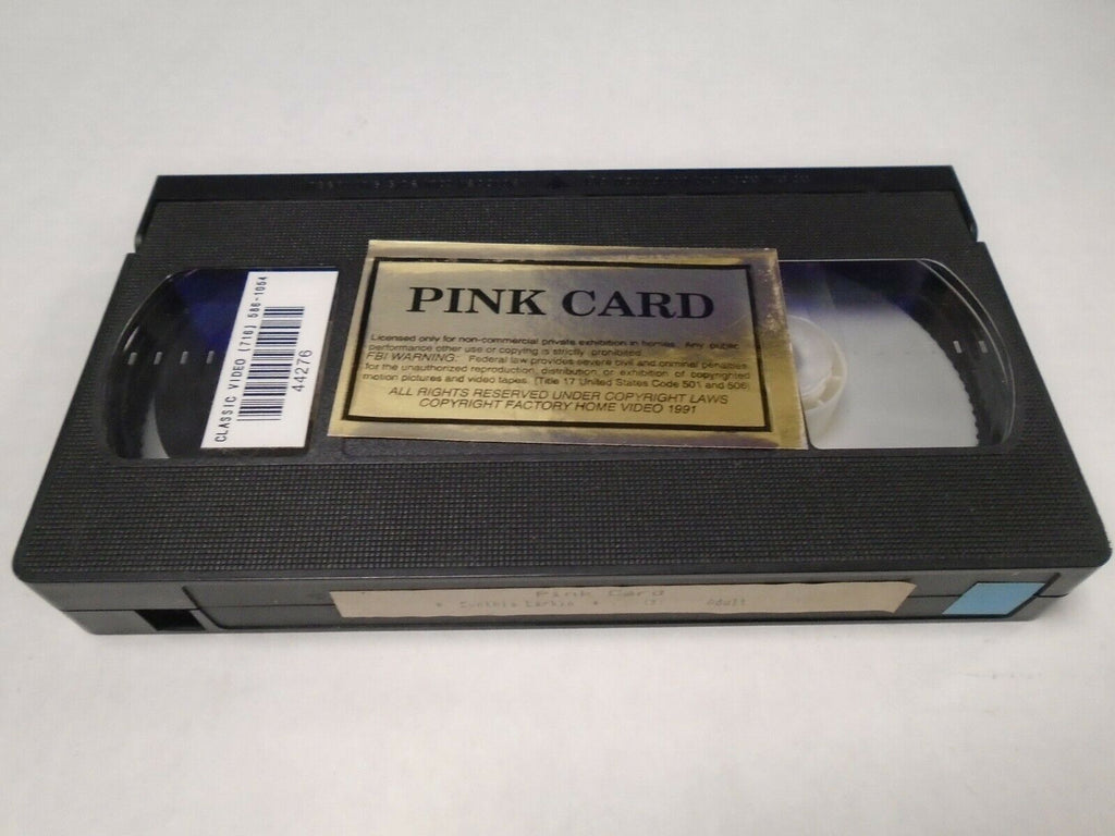 Pink Card Cynthia Larkin 1991 Factory Video Adult VHS 021919AMP2