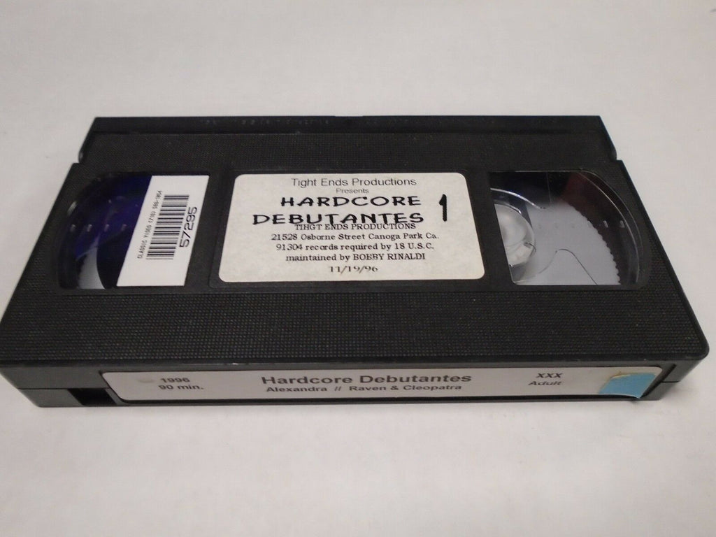 Hardcore Debutantes Alexandra Raven Cleopatra 1996 90mins Adult VHS 011019AMP