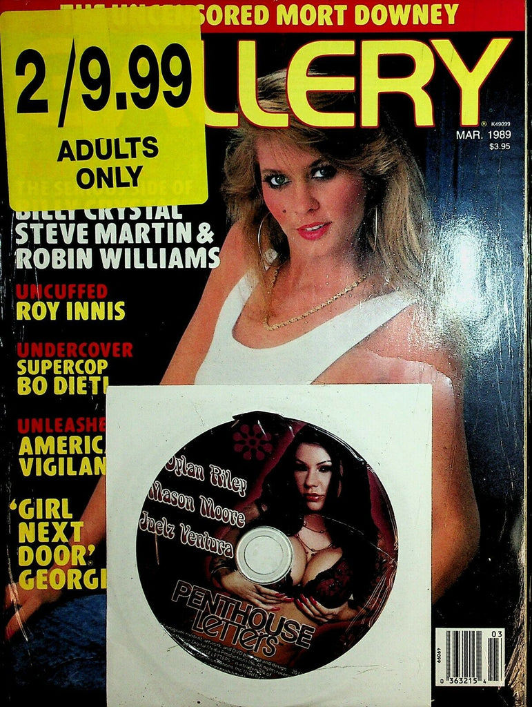 Lot Of 2 Magazines Gallery 1989 / Hustler 2013 w/DVD 042920lm-ep5