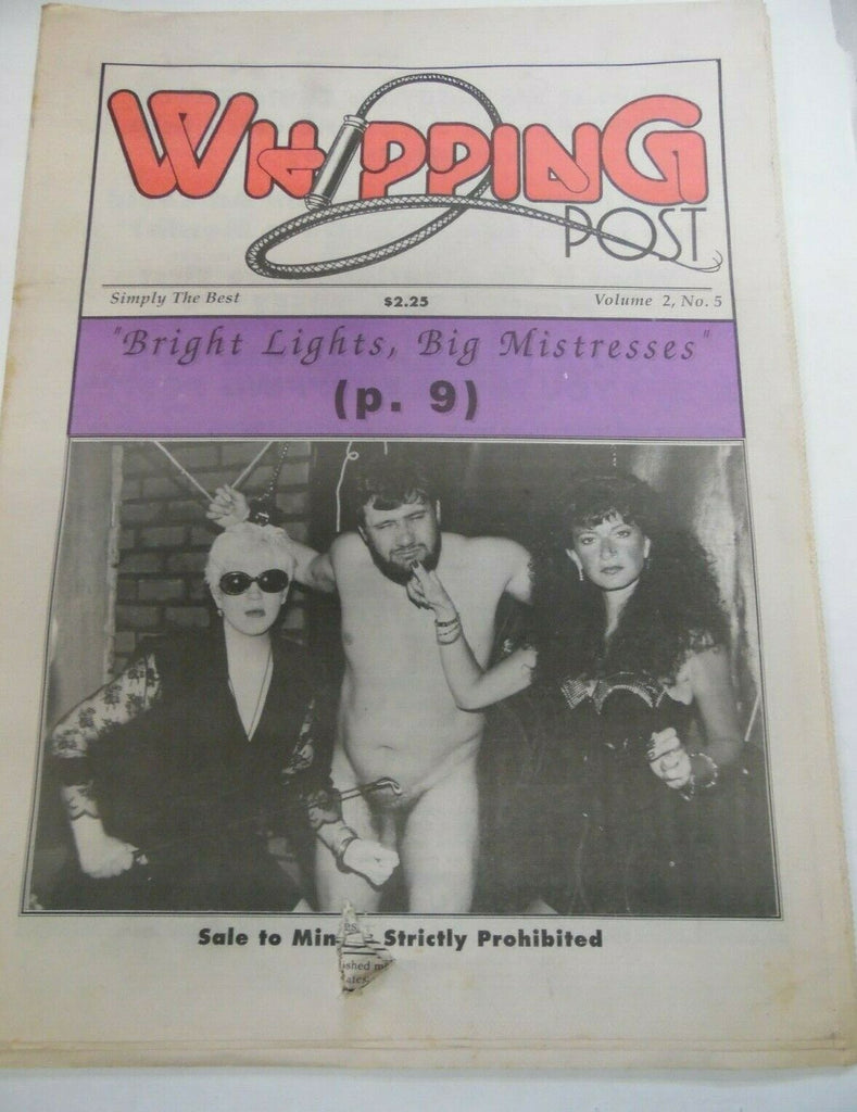Whipping Post Newspaper Bright Lights, Big Mistresses vol.2 #5 120719lm-ep