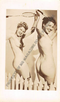 Adult Vintage B&W Photo 2.5x4 Sexy Pin Up Lesbians Undressing Strip Tease 22HR