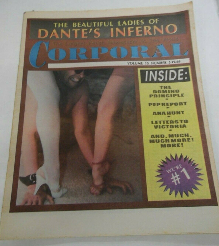 Corporal Fetish Newspaper Ladies Of Dante's Inferno vol.15 #5 1992 121219lm-ep