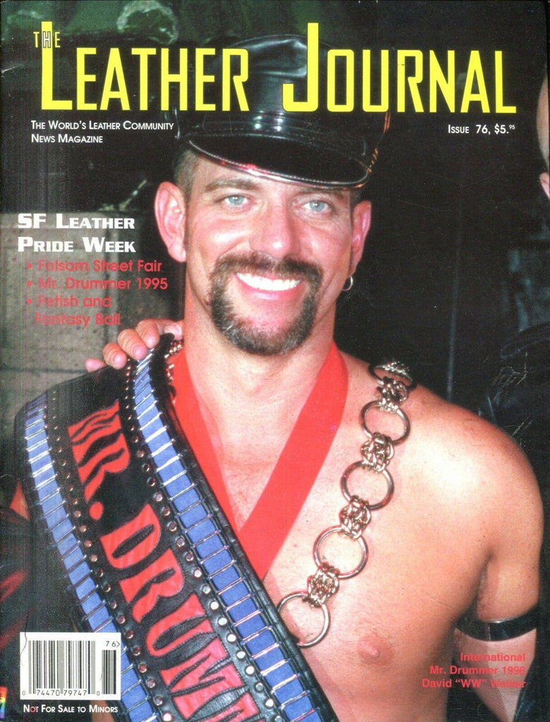 The Leather Journal Gay Magazine David "WW" Walker #76 1995 112818lm-ep