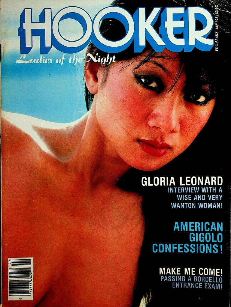 Hooker Magazine Covergirl Tropic Heat/ Gloria Leonard July 1981 031726lmp2