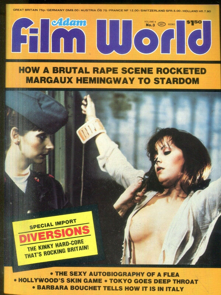 Adam Film World Magazine Margaux Hemingway vol.6 #3 1977 031919lm-ep