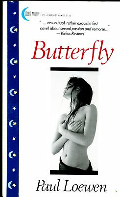 Butterfly Adult Novel by Paul Loewen 1988 Blue Moon Books 121617lm-ep