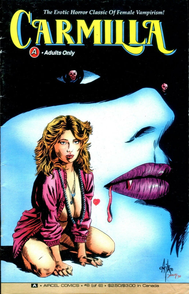 Carmilla Comic #6 Female Vampirism 1991 Aircel Comics 010719lm-ep