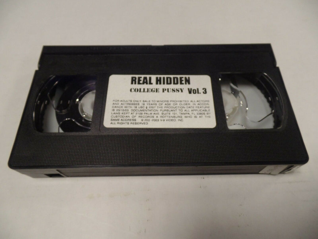 Real College Pussy Vol 3 2003 Adult VHS 051619AMP2