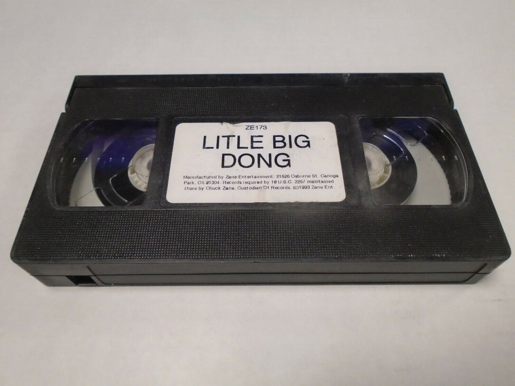 Little Big Dong Zane Ent 1993 Teri Diver Jon Dough Adult VHS 041819AMP2