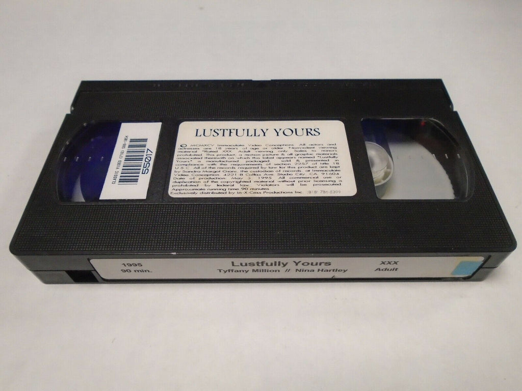 Lustfully Yours Tyffany Million Nina Hartley 1995 90mins Adult VHS 040319AMP