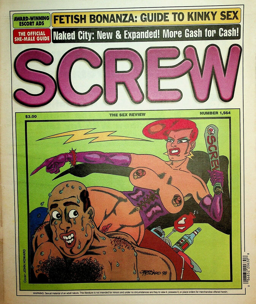 Screw Newspaper Guide To Kinky Sex #1564 February 22, 1999 022520lm-ep