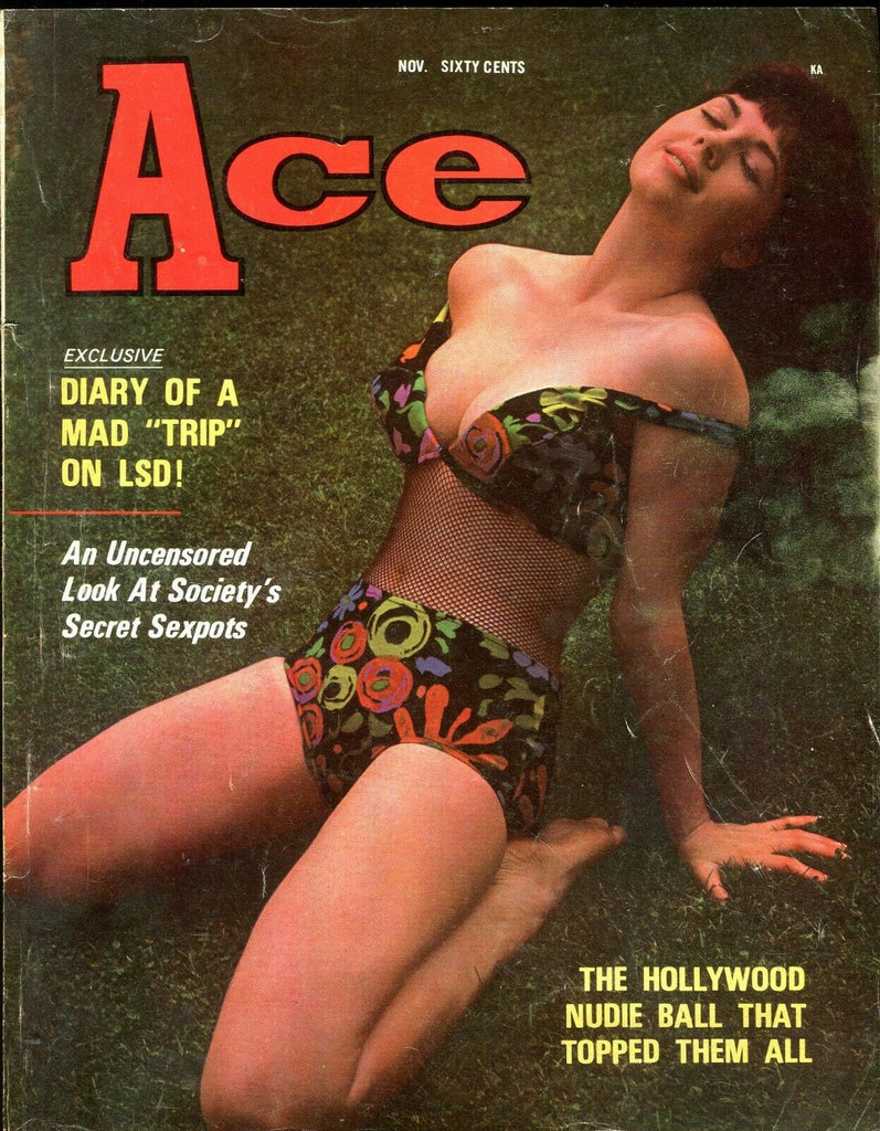 Ace Magazine Bridget Pulver November 1967 071019lm-ep - Used
