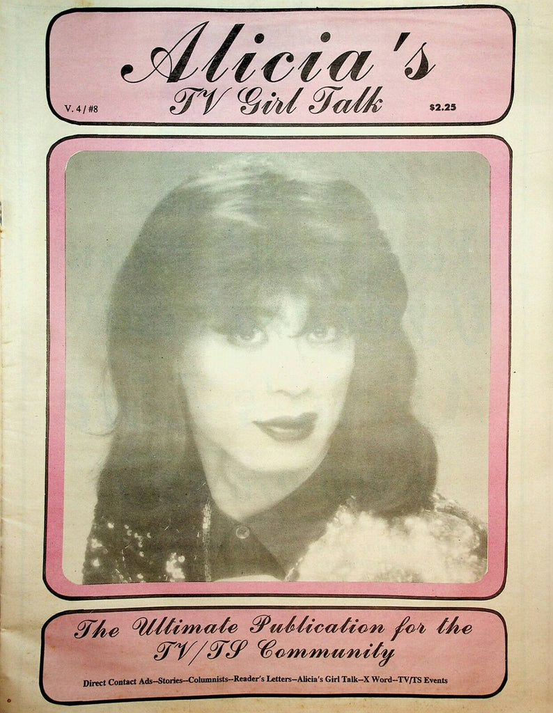 Alicia's TV Girl Talk Newspaper TV / TS Community vol.4 #8 1992 022820lm-ep