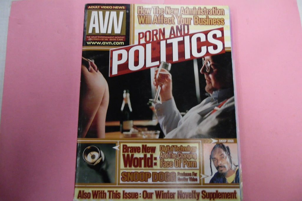 AVN Adult Video News Magazine Porn And Politics January 2001 011117lm-ep