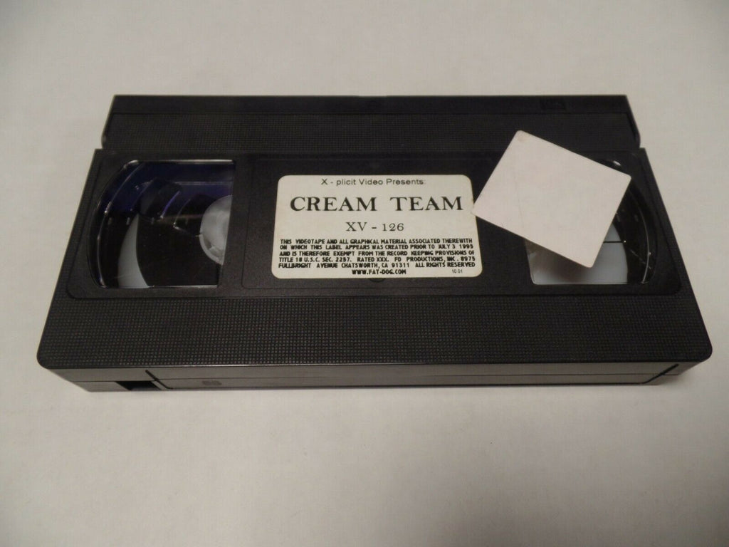 Cream Team X-Plicit Video 1995 Adult VHS 052819AMP2