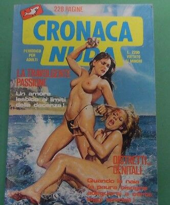 Cronaca Nuda Italian Graphic Comic Novel #4 April 1987 063017lm-ep