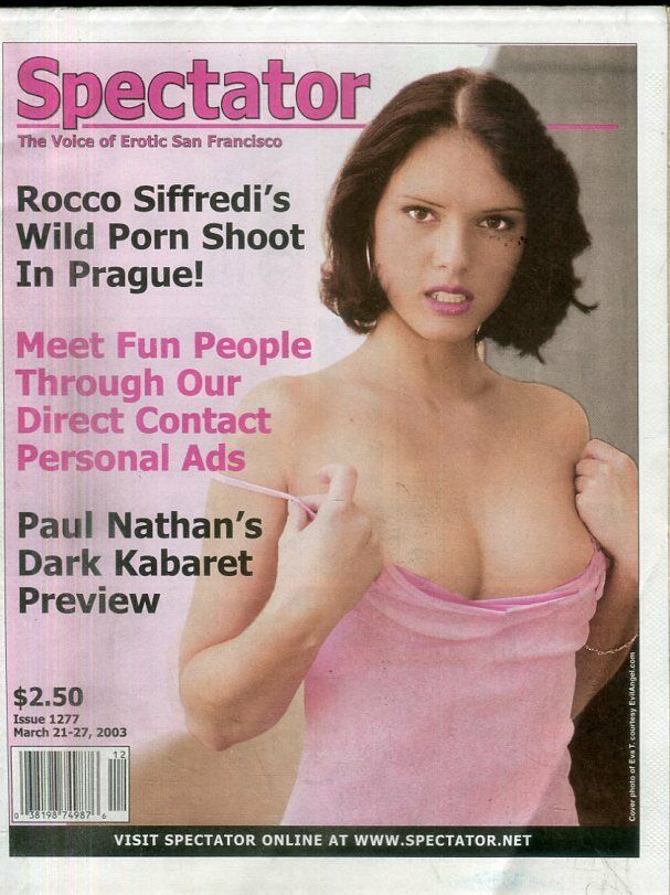 Spectator Newspaper Rocco Siffredi March 21-27, 2003 042619lm-ep2