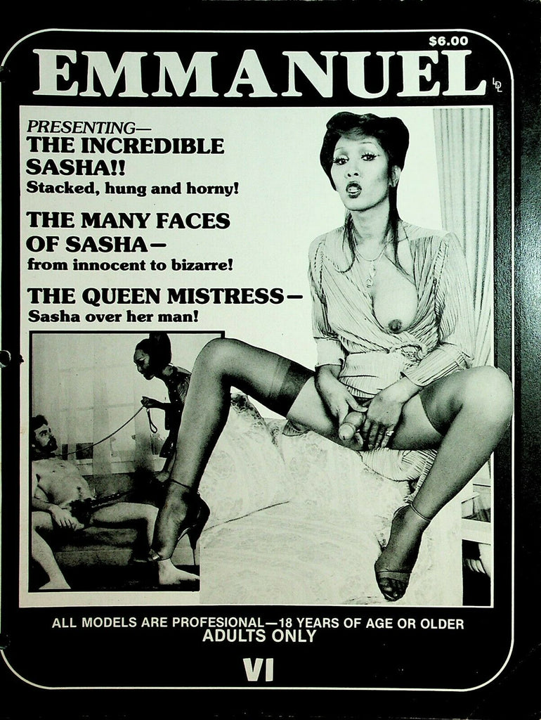 Emmanuel She-Male Magazine Incredible Sasha! #6 London Enterprises 081720lm-ep