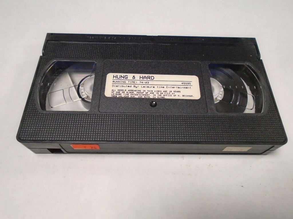 Hung & Hard 74mins Leisure Time Ent Adult VHS 041519AMP