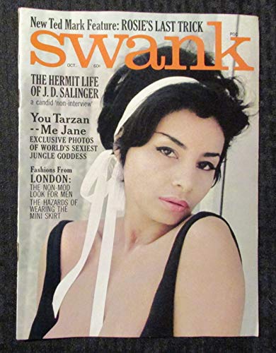 Swank Vintage Busty Adult Magazine October 1966 Hermit Life of JD Salinger