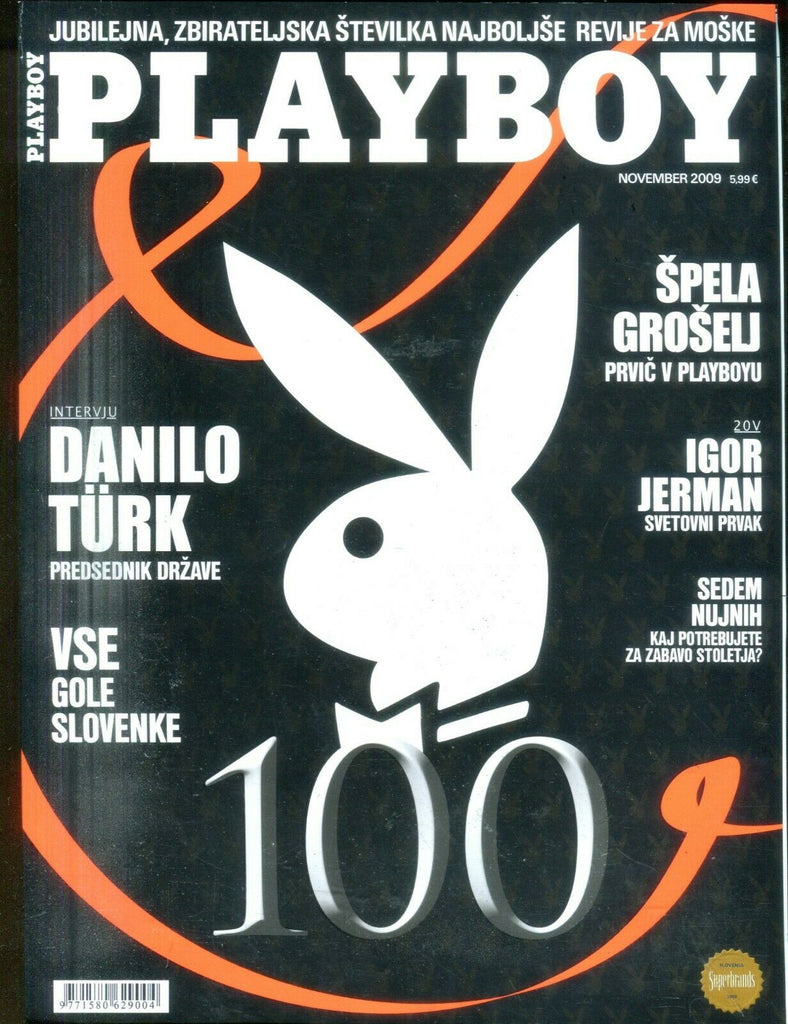 Unbranded Playboy Slovenia International 100th Issue November 2009 021419lm-ep