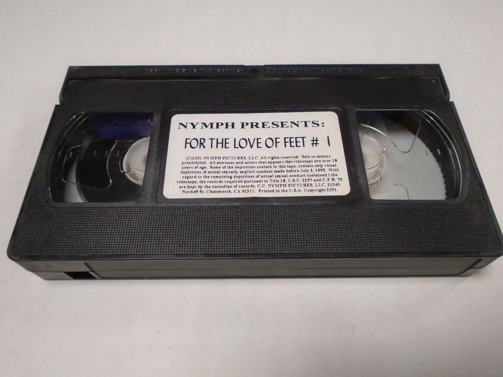 For The Love of Feet #1 Adult VHS 010819AMP2