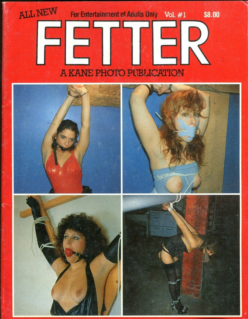 Fetter Bondage Magazine #1 1988 Kane Photo Publication 071719lm-ep