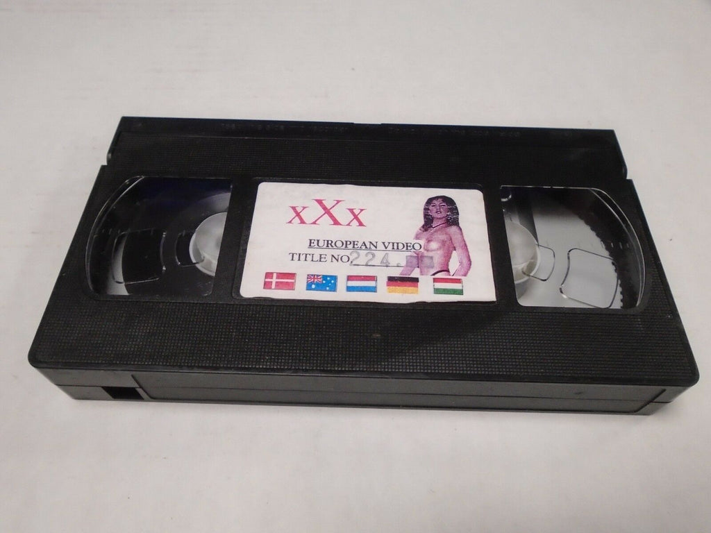European Video 224 Horniest XXX Models European Vintage Adult VHS 011519AMP2