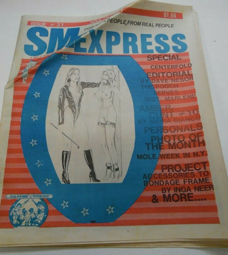 SM Express Fetish Newspaper Mistress Marlene #21 1980's 012920lm-ep2
