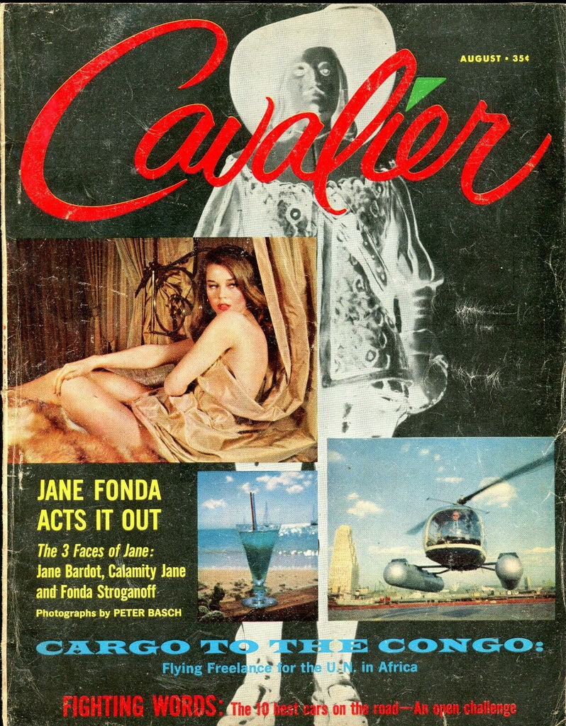 Cavalier Magazine Jane Fonda August 1962 070819lm-ep - Used