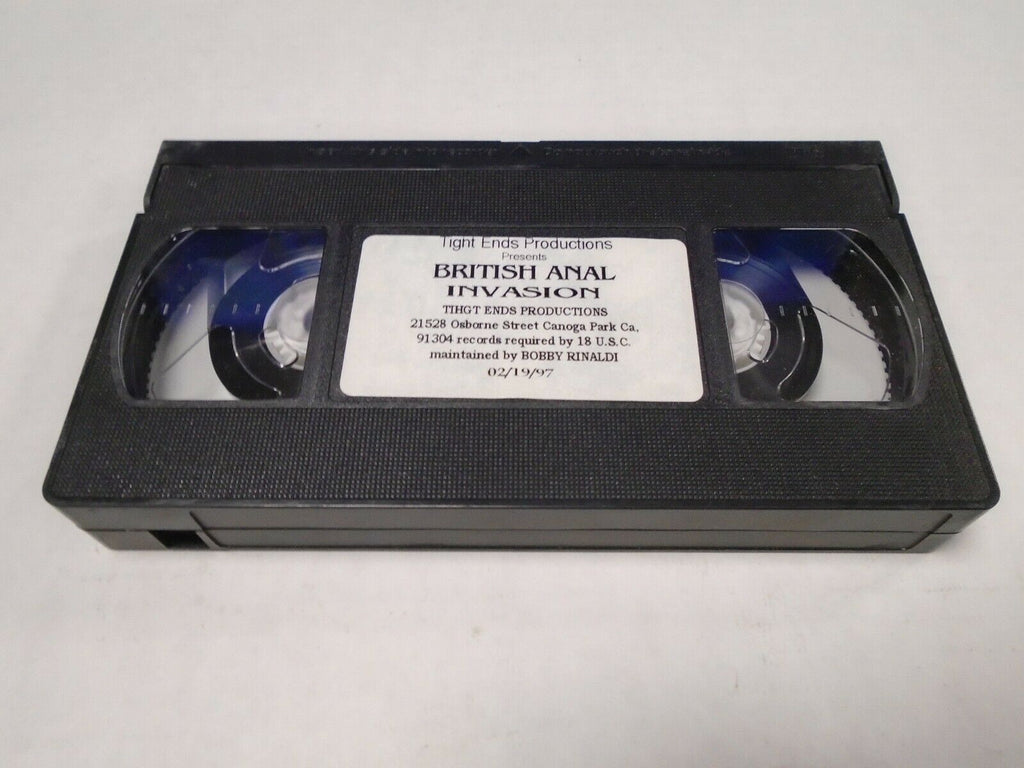 British Anal Invasion 1997 Tight Ends Productions Adult VHS 042219AMP