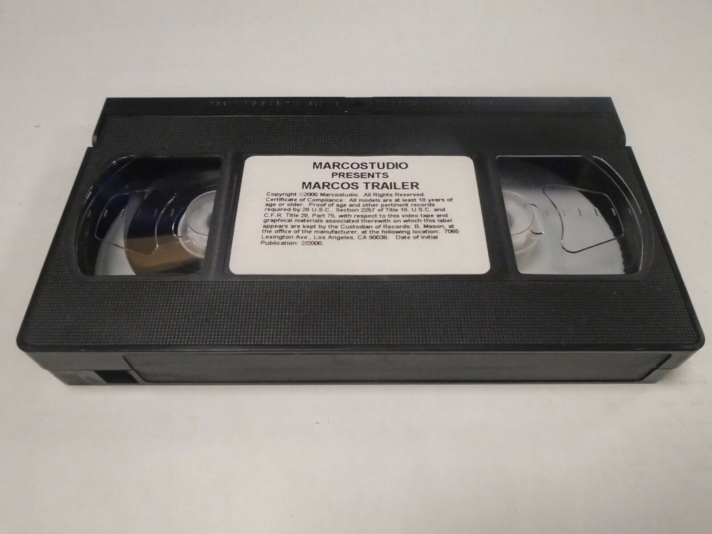Marcos Trailer 2000 Marcostudio Gay Male Adult VHS 071719AMP