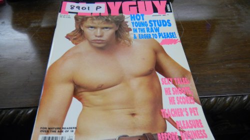 Playguy Men's Adult Gay Magazine January 1989 Hot Young Studs in the Raw