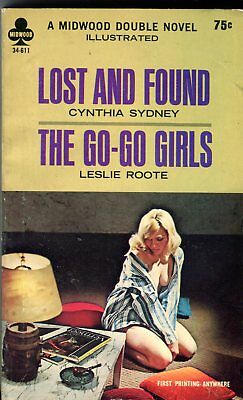 Lost And Found/ The Go-Go Girls Double Novel /1966 Midwood 042614lm-epa