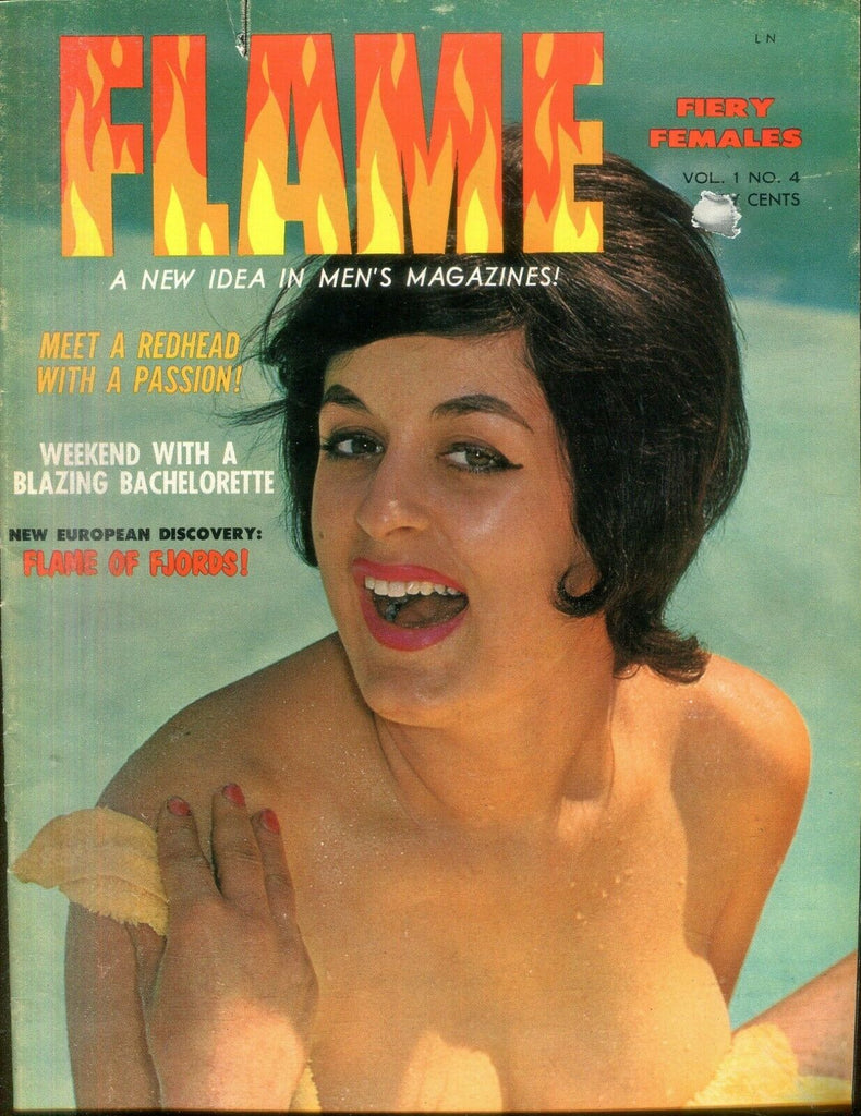 Unbranded Flame Vintage Magazine Amber Ellis vol.1 #4 1960's 031919lm-ep