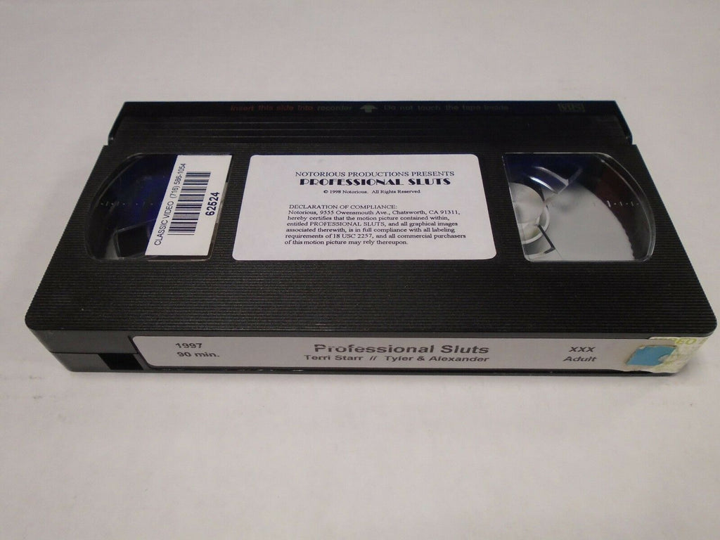 Professional Sluts Terri Starr Tyler Alexander 1997 90mins Adult VHS 012319AMP2
