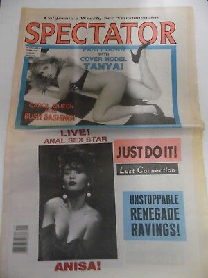 Spectator California Sex Newspaper Cover Model Tanya #740 1992 082118lm-ep2
