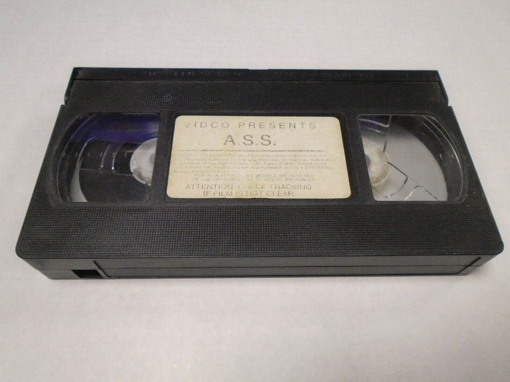 A.S.S. Vidco 1988 Randy West John Leslie Adult VHS 041819AMP2