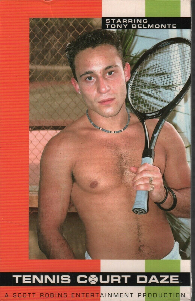 Tennis Court Daze Tony Belmonte Scott Robins Gay Male Adult VHS 112519AMP