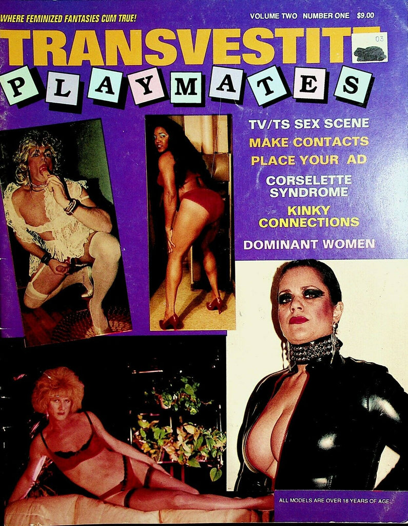 Transvestite Playmates Magazine TV/TS Sex Scene vol.2 #1 1990 112320lm-ep2