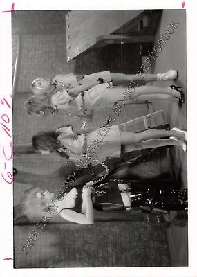 Adult Vintage B&W Photo 5x7 HOM Bondage Ashley Renee & Lesbians Dominated 237HK