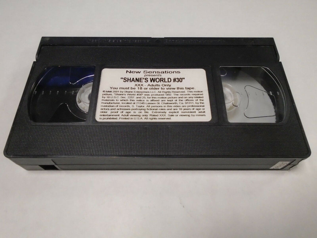 Shane's World #30 New Sensations 2001 Adult VHS 042319AMP