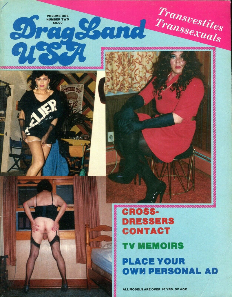Drag Land USA Magazine Cross-Dressers Contacts vol.1 #2 1989 071919lm-ep