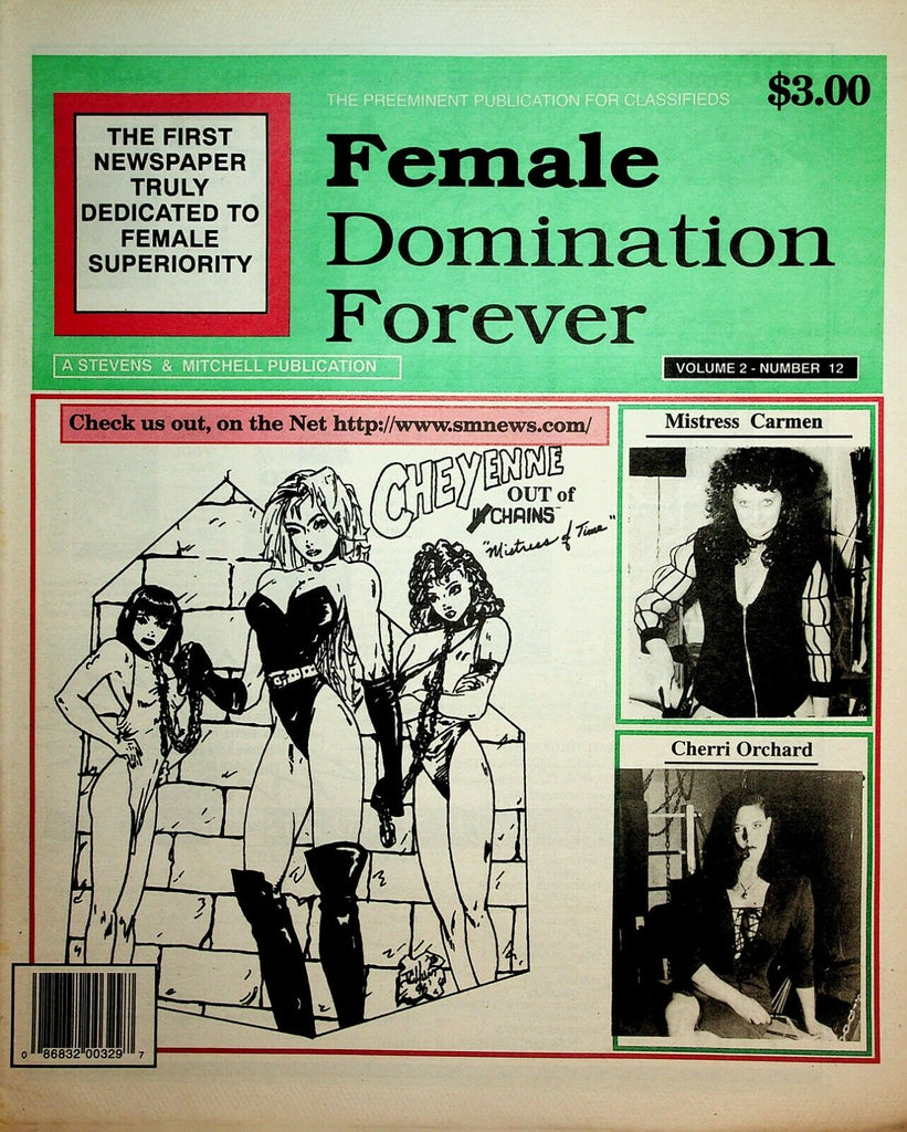 Female Domination Forever Newspaper Cherri Orchard vol.2 #12 1996 022120lm-ep2